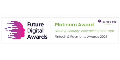Future Digital Awards Platinum Award Fraud and Security Innovation of the year