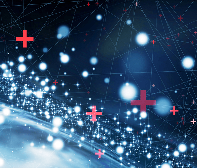 Globe with interconnected data