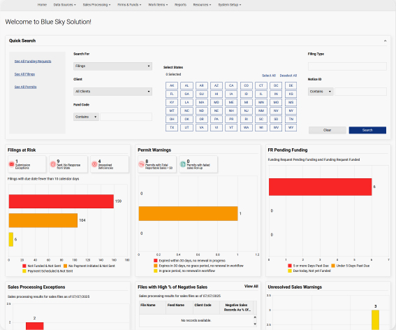 Blue Sky Solution Screenshot