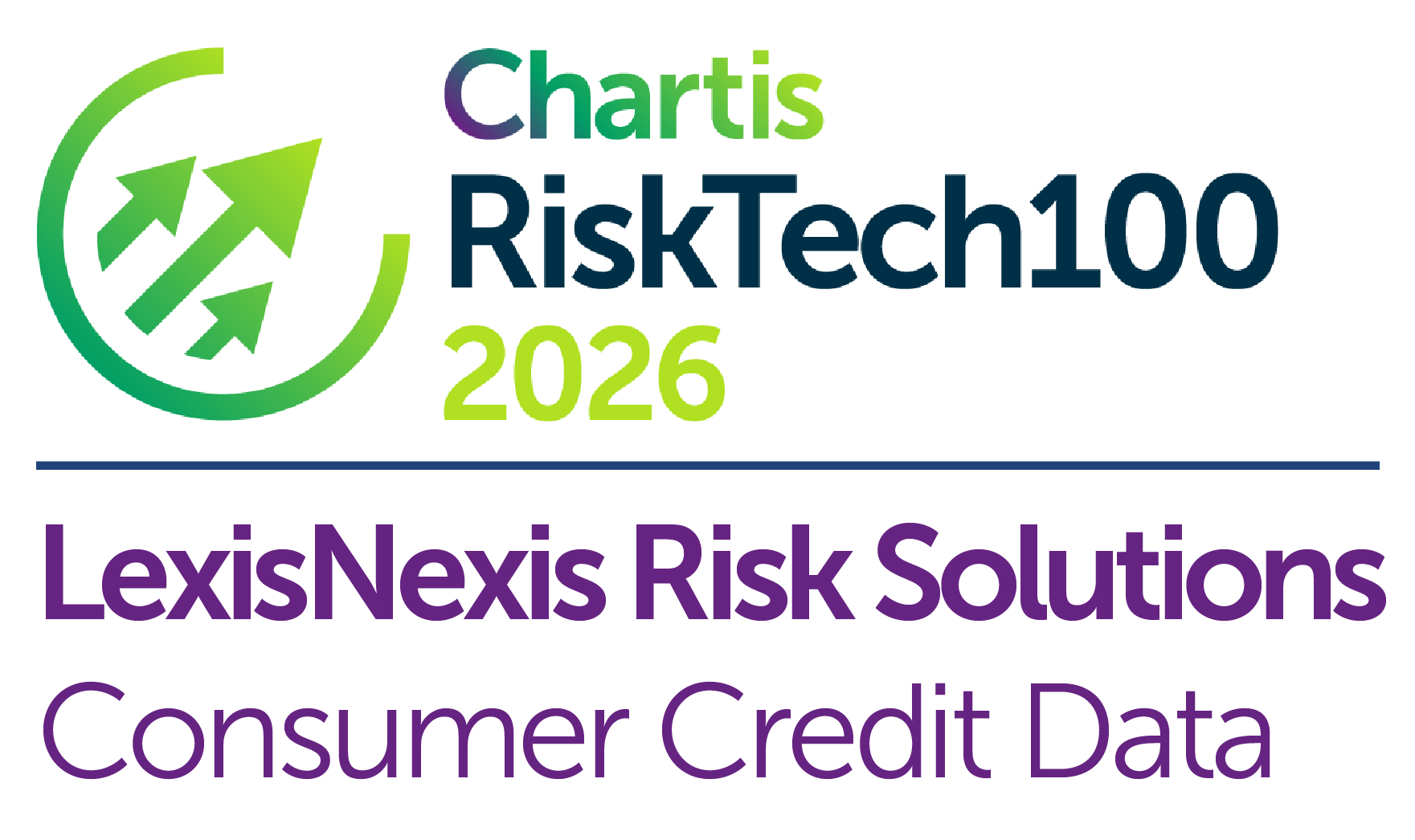 Chartis RiskTech100 2026 LexisNexis Risk Solutions Consumer Credit Data