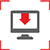 Computer download icon