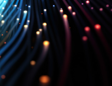 Different color dots with waves