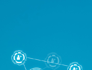 Person plus data point connected