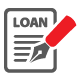 Written loan icon