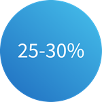 25-30% Icon
