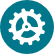 Automating manual processes icon