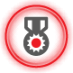 Red medal icon