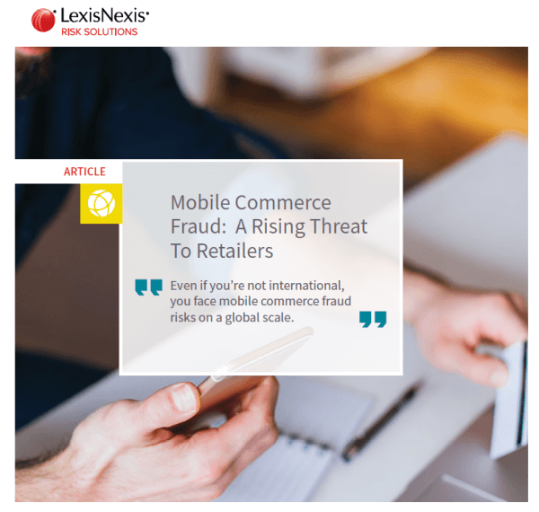 Mobile Commerce Fraud