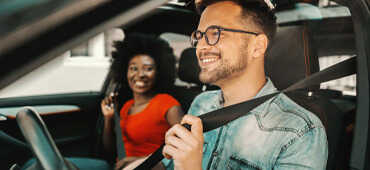 Couple in car