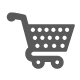 gray shopping cart