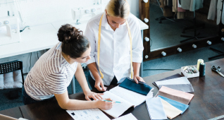 Women working together