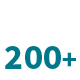 The number 200