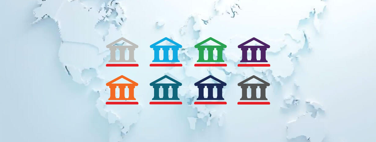 Eight of the top ten banks of the world