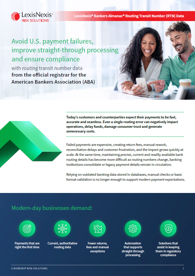 Routing Number Graphic