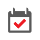 Calendar check icon