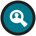 Risknarrative know your customer checks magnifying glass icon