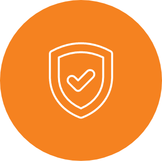 Escudo con icono de marca de verificación