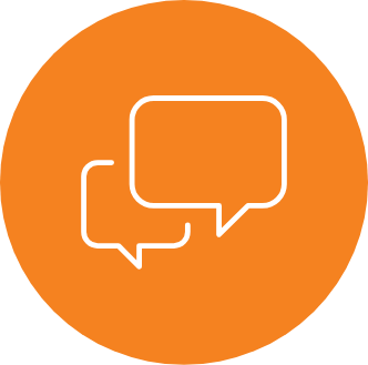 Chat bubbles icon