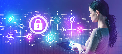 A person holding a tablet