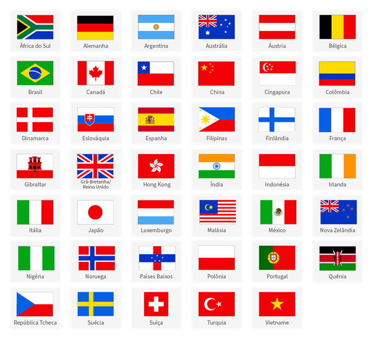 Instant Verify International Global Flags
