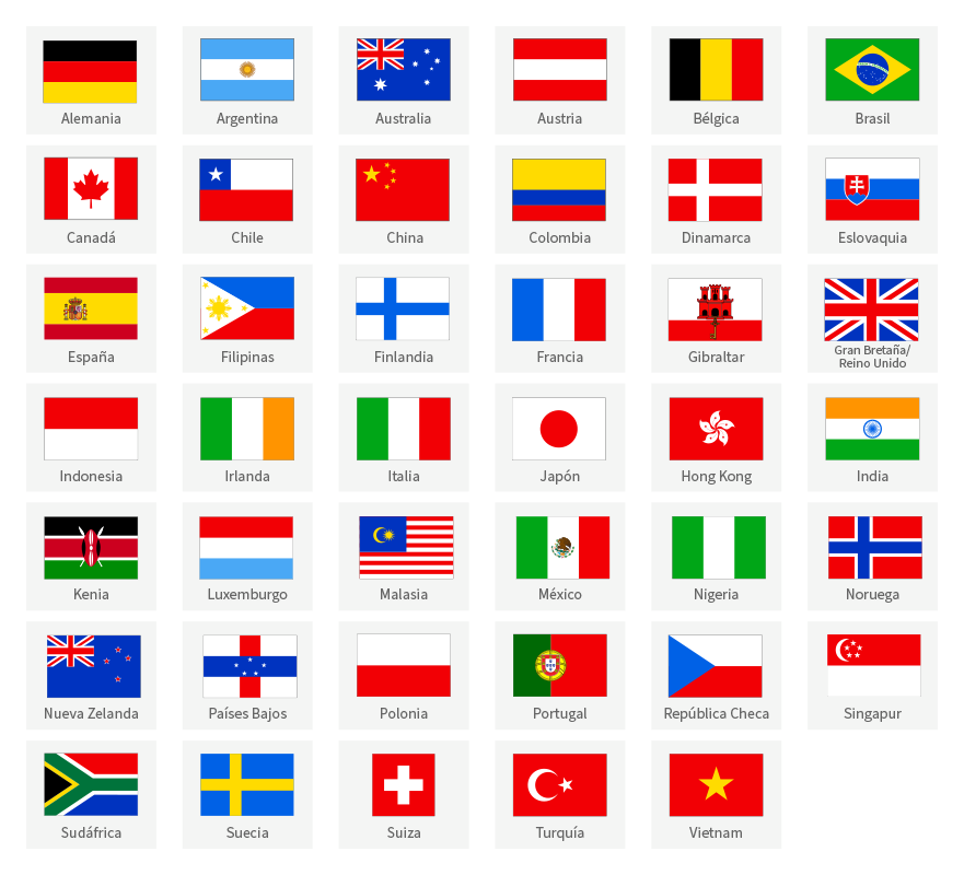Instant Verify International Global Flags