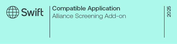 Swift Compatible Application-Alliance Screening Add-on 2025