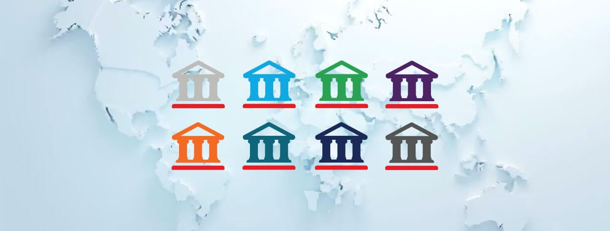 Eight of the top ten banks of the world